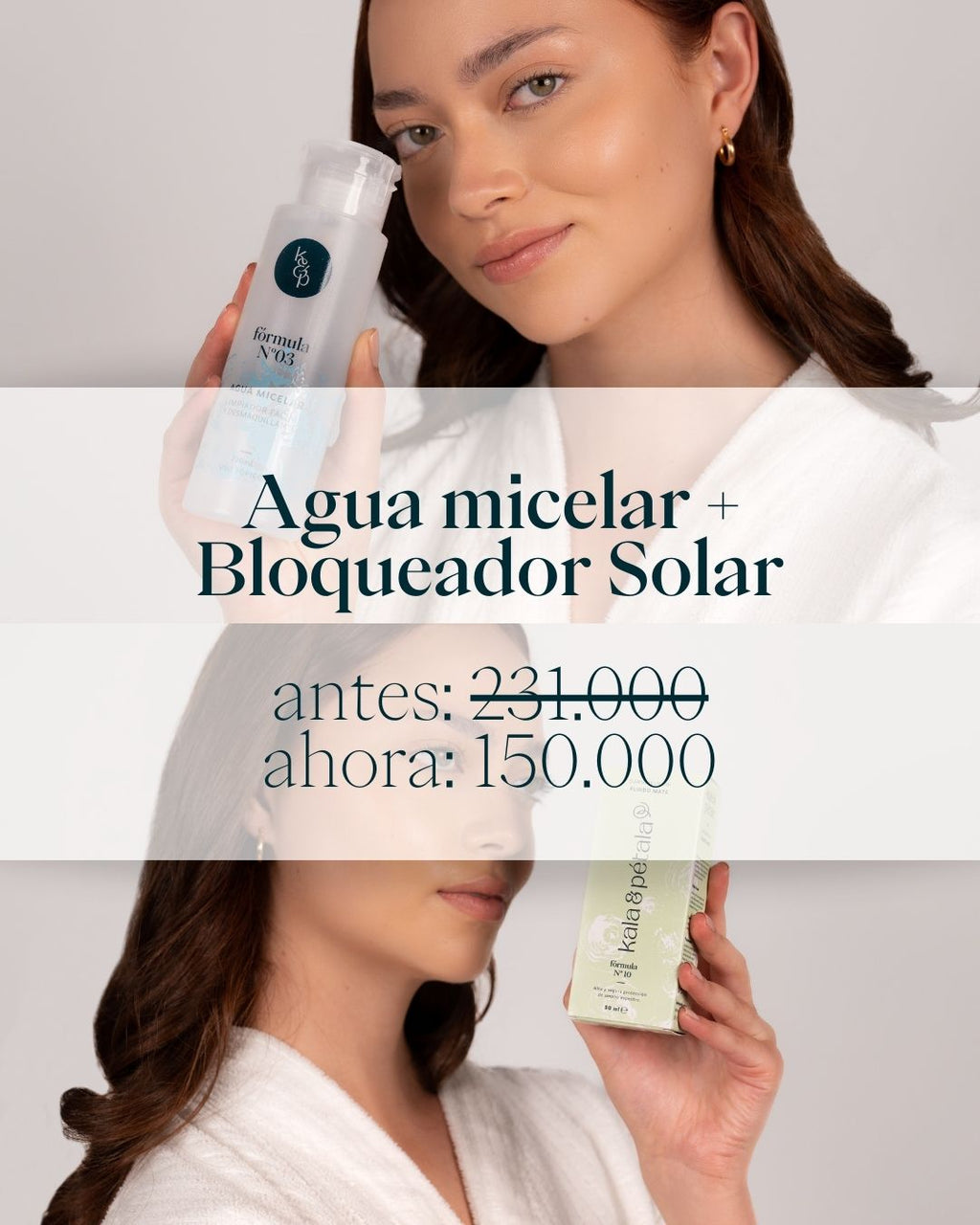 Kit Agua micelar + Bloqueador solar